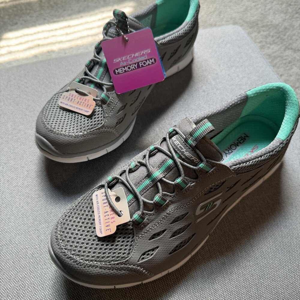 Skechers Slip-on Sneakers, Lace free, Size 7